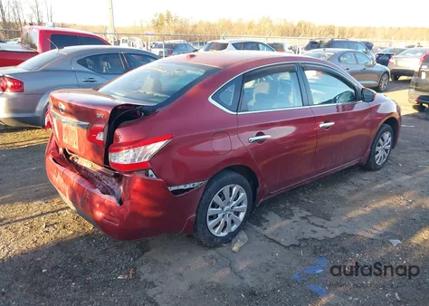 2015 Nissan Sentra Sv from USA, damaged, VIN 3N1AB7AP9FY270820